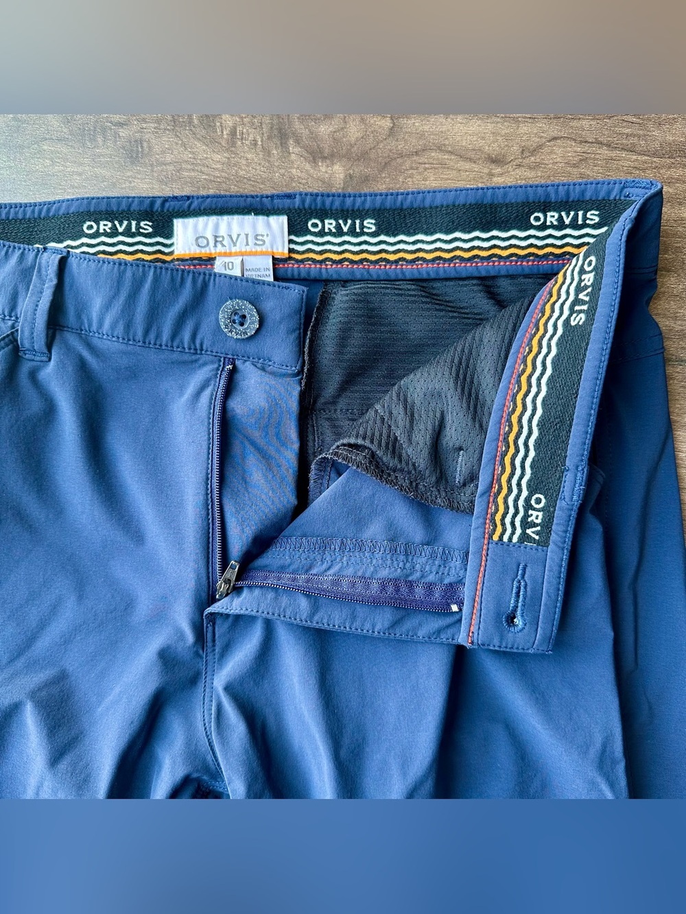Orvis Convertible Blue Performance Tech Pants – Womens Size 10 - Roll Up Capri - Picture 3 of 16